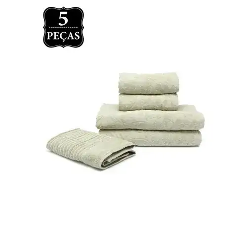 Jg.toalhas Buddemeyer 5pcs Maya Cor 1155