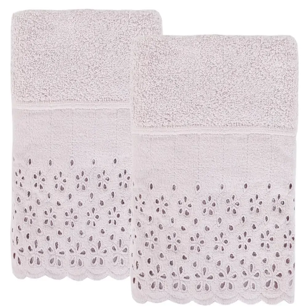 Jogo 2 Pc Lavabo C/aplicacao Crystal 30/50 Cor 1617