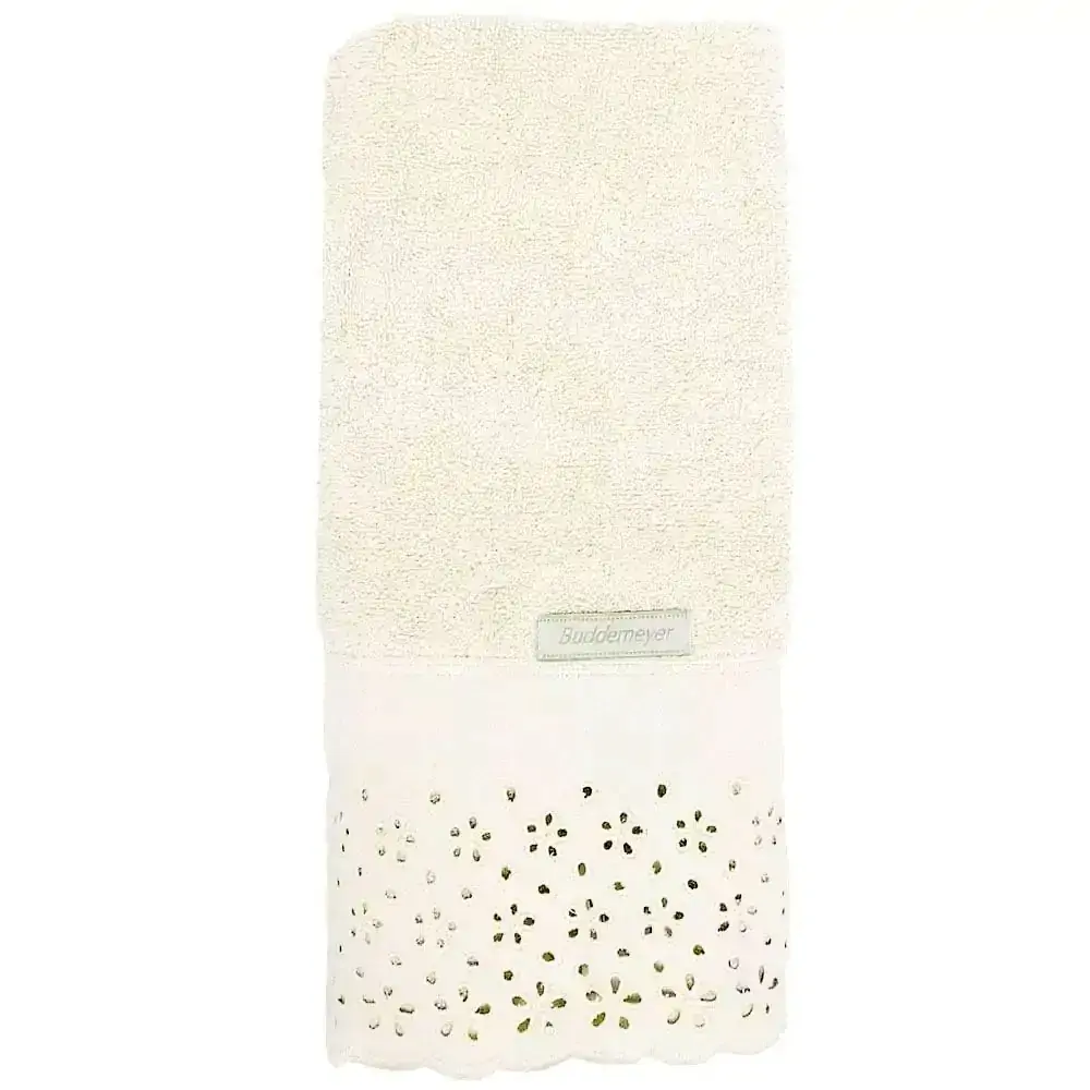 Toalha Buddemeyer Lavabo C/aplic.crystal Bege