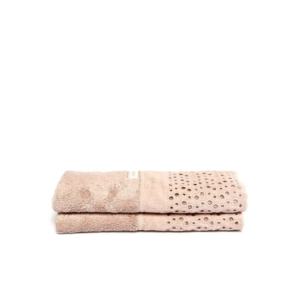 Jg.toalhas Buddemeyer 2pc Lavabo Princess Rosa