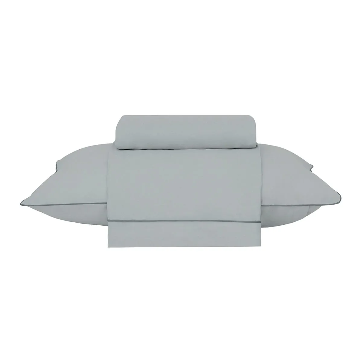 Jogo de Cama Solteiro Percal 180 Fios Buddemeyer Basic Percalle 100% Algodão Penteado Verde Fendi 3 peças