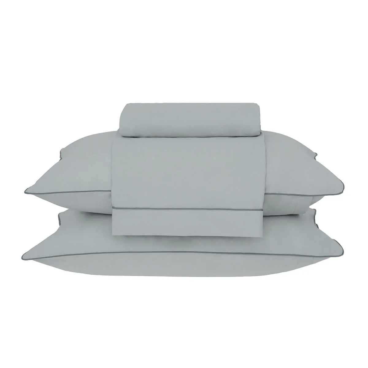 Jogo de Cama S.King Percal 180 Fios Buddemeyer Basic Percalle 100% Algodão Penteado Verde Fendi 4 peças