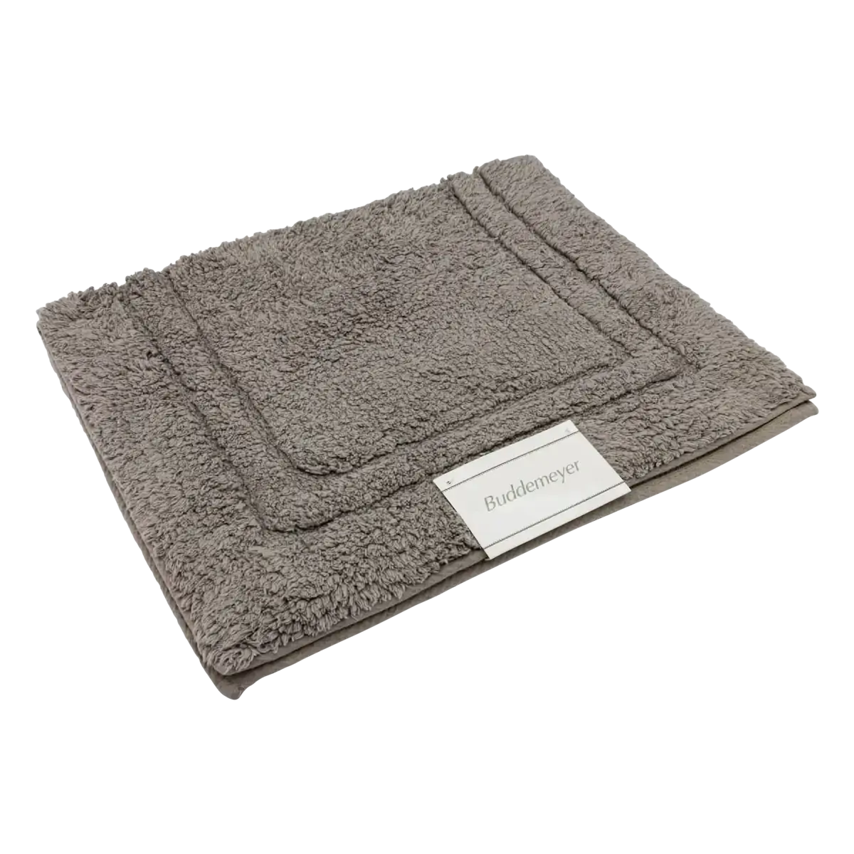 Tapete para casa 50x80cm Buddemeyer Elegance 100% Algodão Cinza