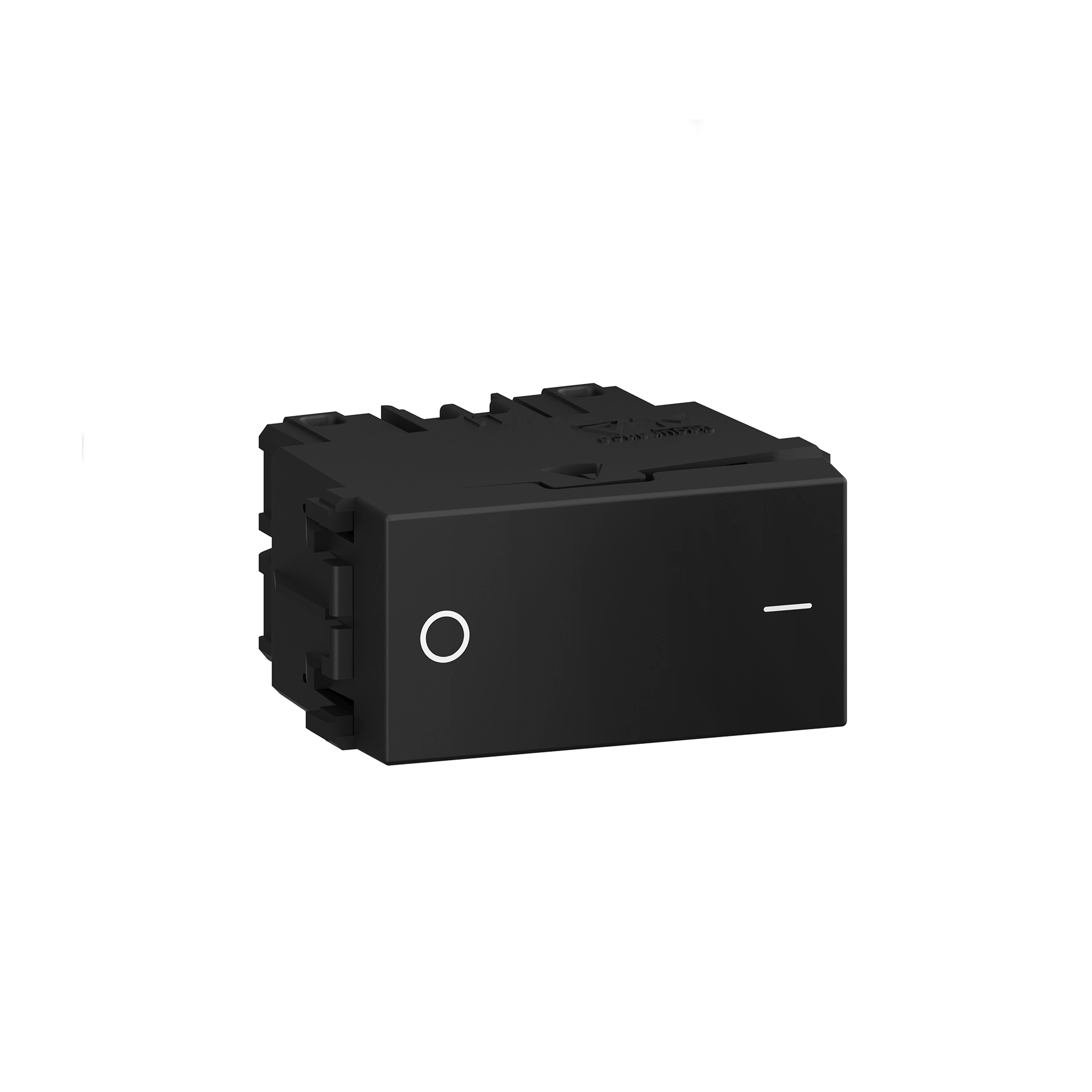 Módulo Interruptor Bipolar Simples 10A/250V Preto Refinatto WEG