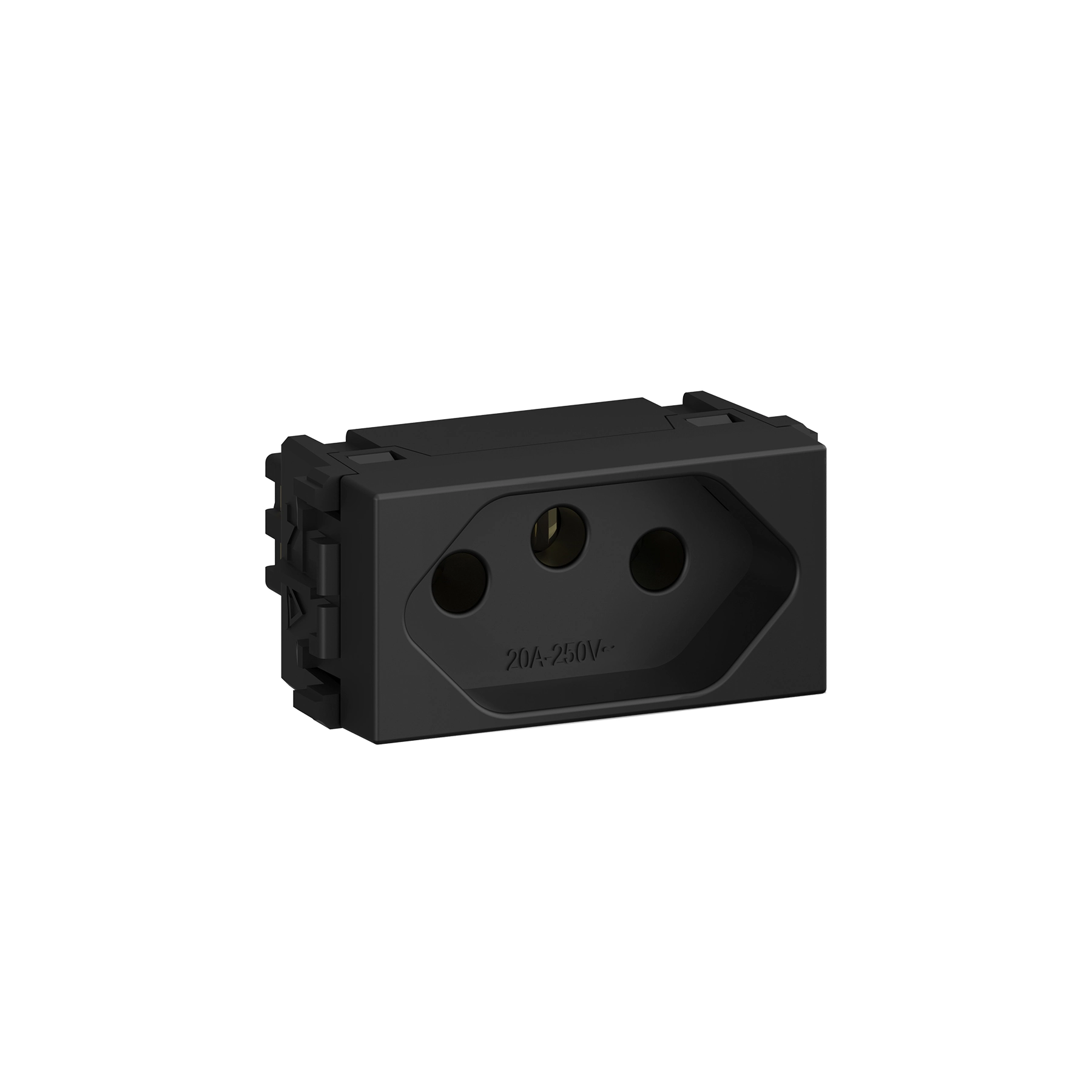 Módulo Tomada 2P+T 20A/250V Preto Refinatto WEG