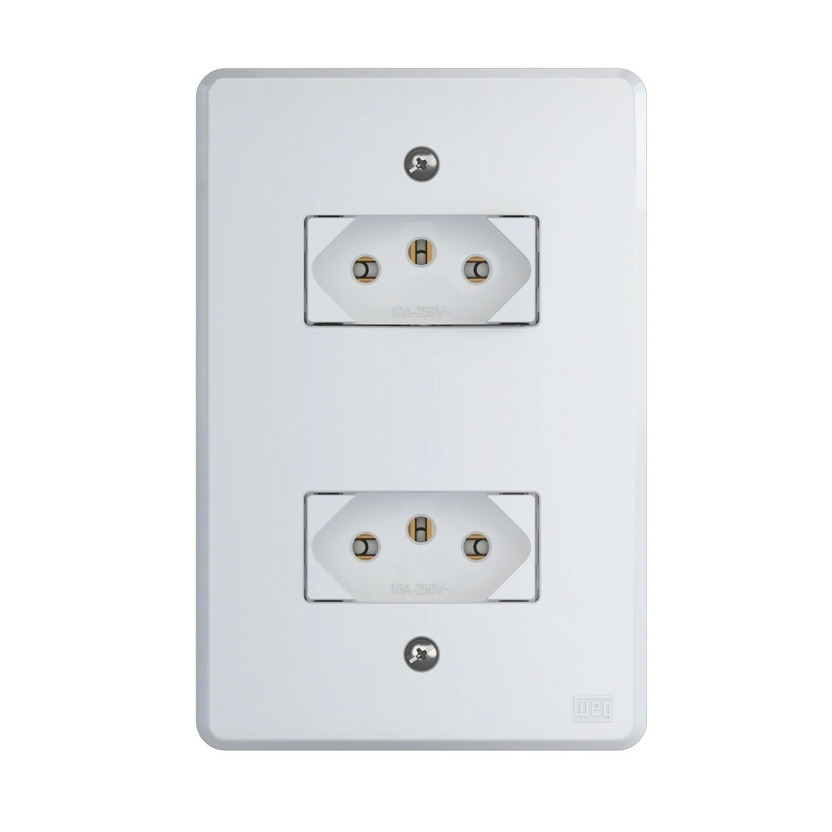 Conjunto Tomada 4x2 | 2 Módulos 2p+t 10a 250v