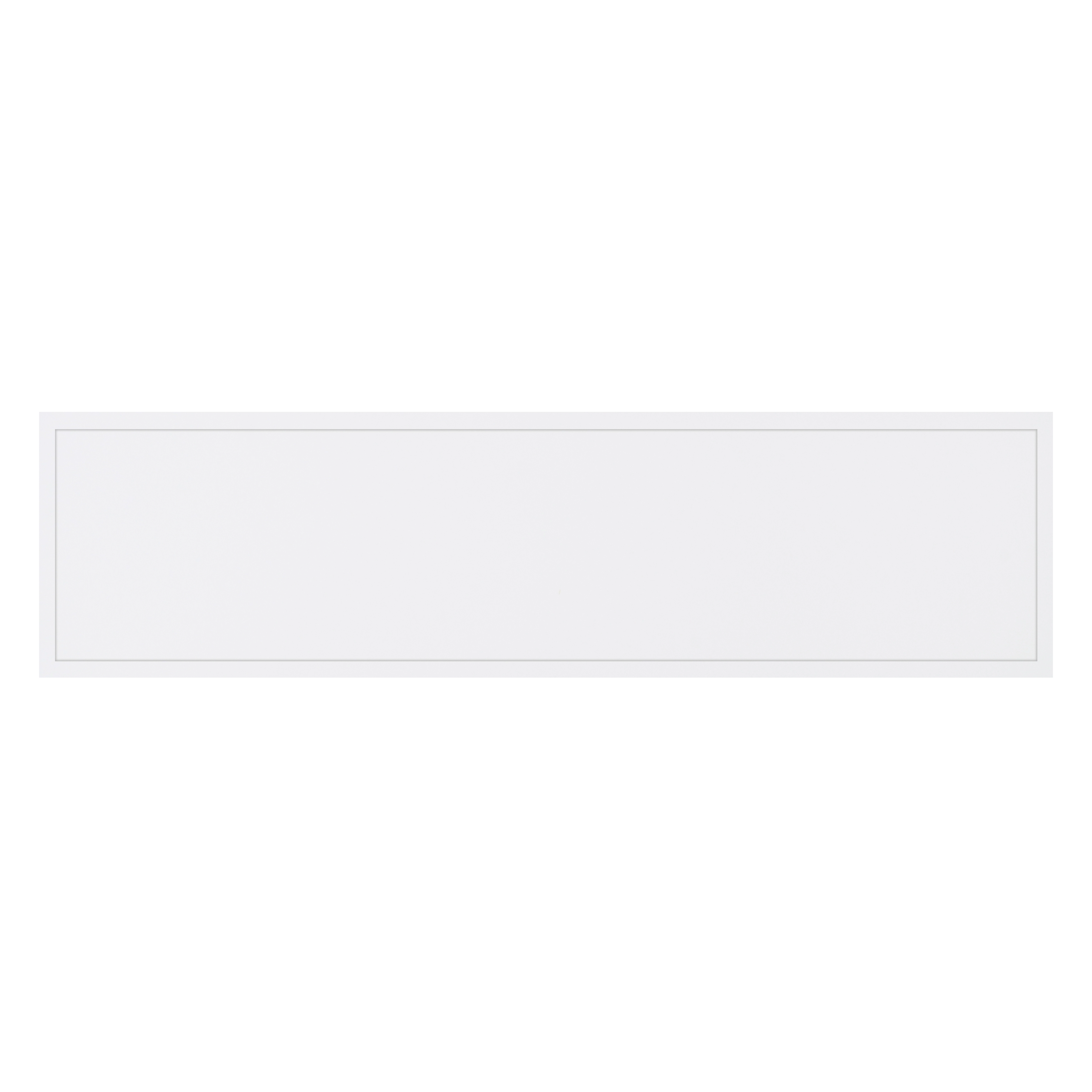 Painel de Led Embutir Retangular Luz Branca 48W Diamante 30x120cm Branco Bivolt