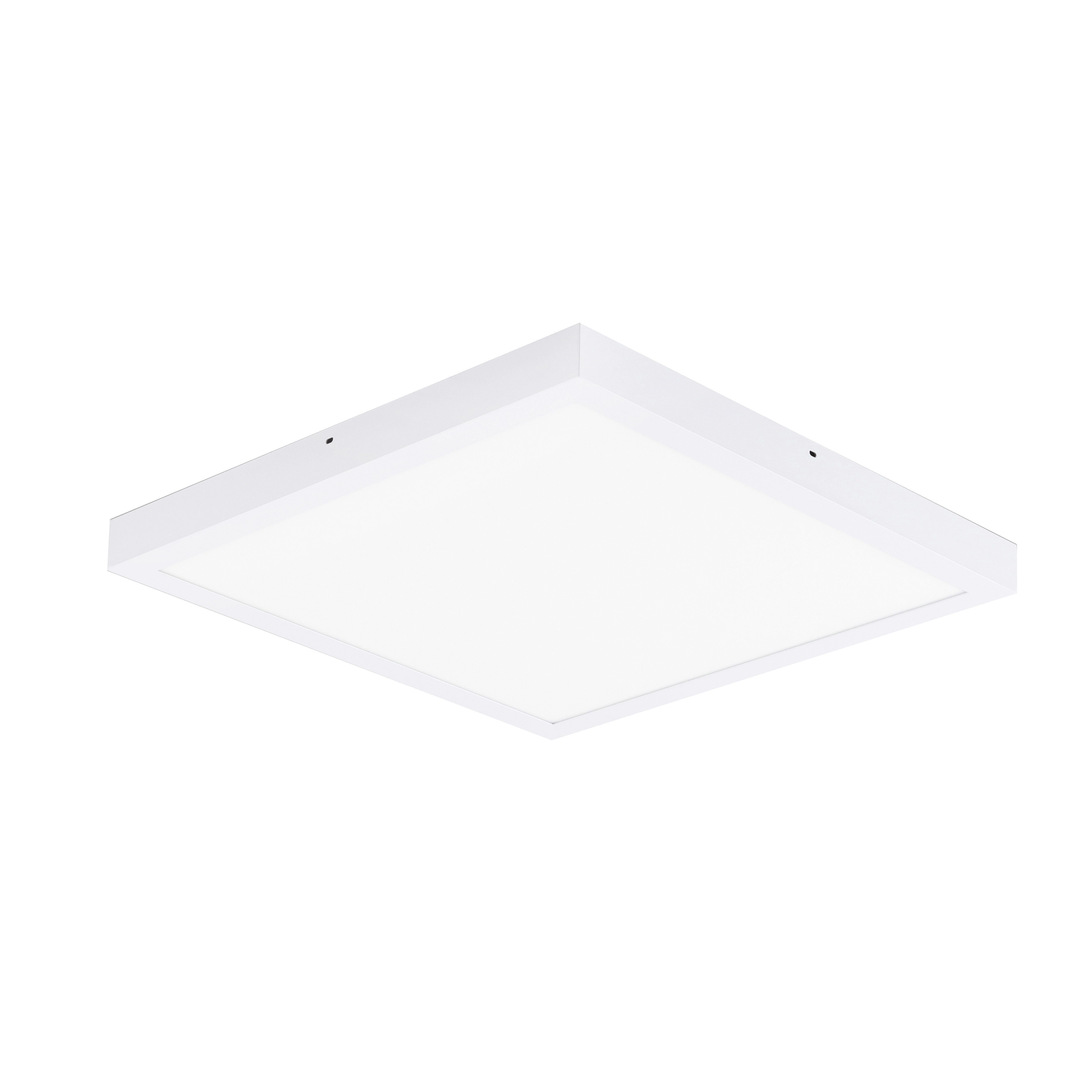 Painel de Led Sobrepor Quadrado Luz Amarela 36W Diamante 45x45cm Branco Bivolt