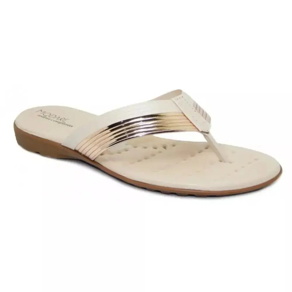 Tamanco 70531261731161623 Modare Ouro/creme 34