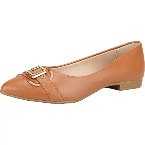 Sapatilha Moleca 4136121956943834 Camel 36