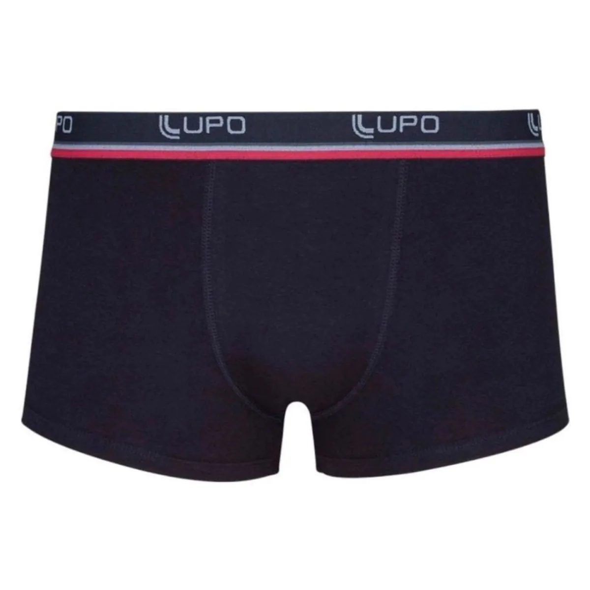 Cueca Sunga Algodão Lupo Adulto Preta Tam M  - 460002
