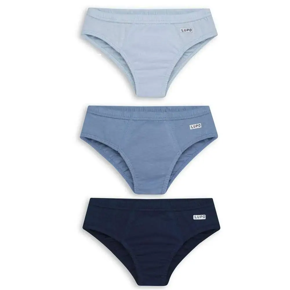 Kit Cueca Lupo Km Slip C3 Infan Sortido P900