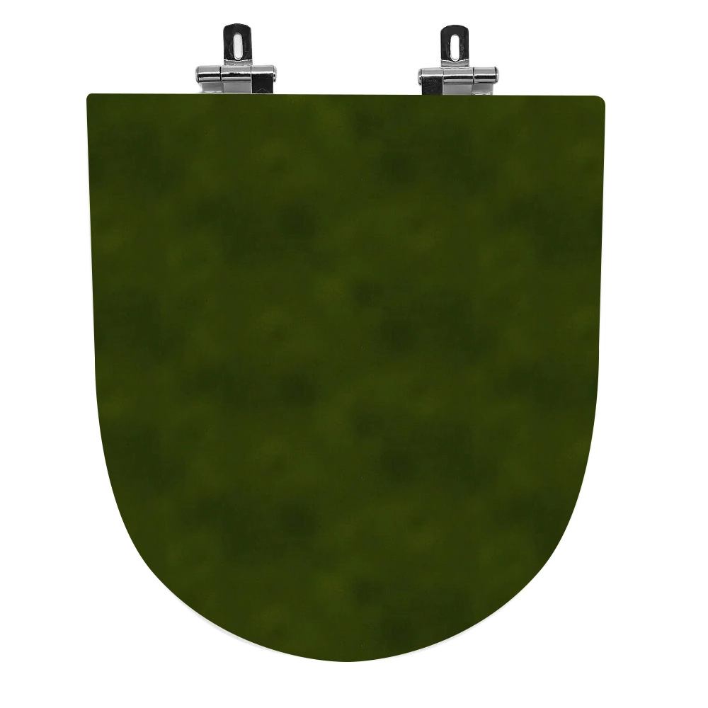 Assento Sanitário Poliéster Carrara Deca Super Luxo Cromado Verde Degrade