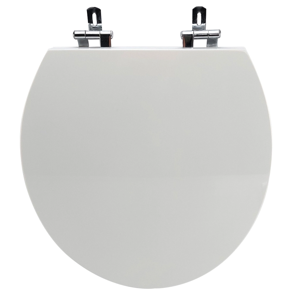 Assento Sanitário Universal Oval Super Luxo Cr-branco