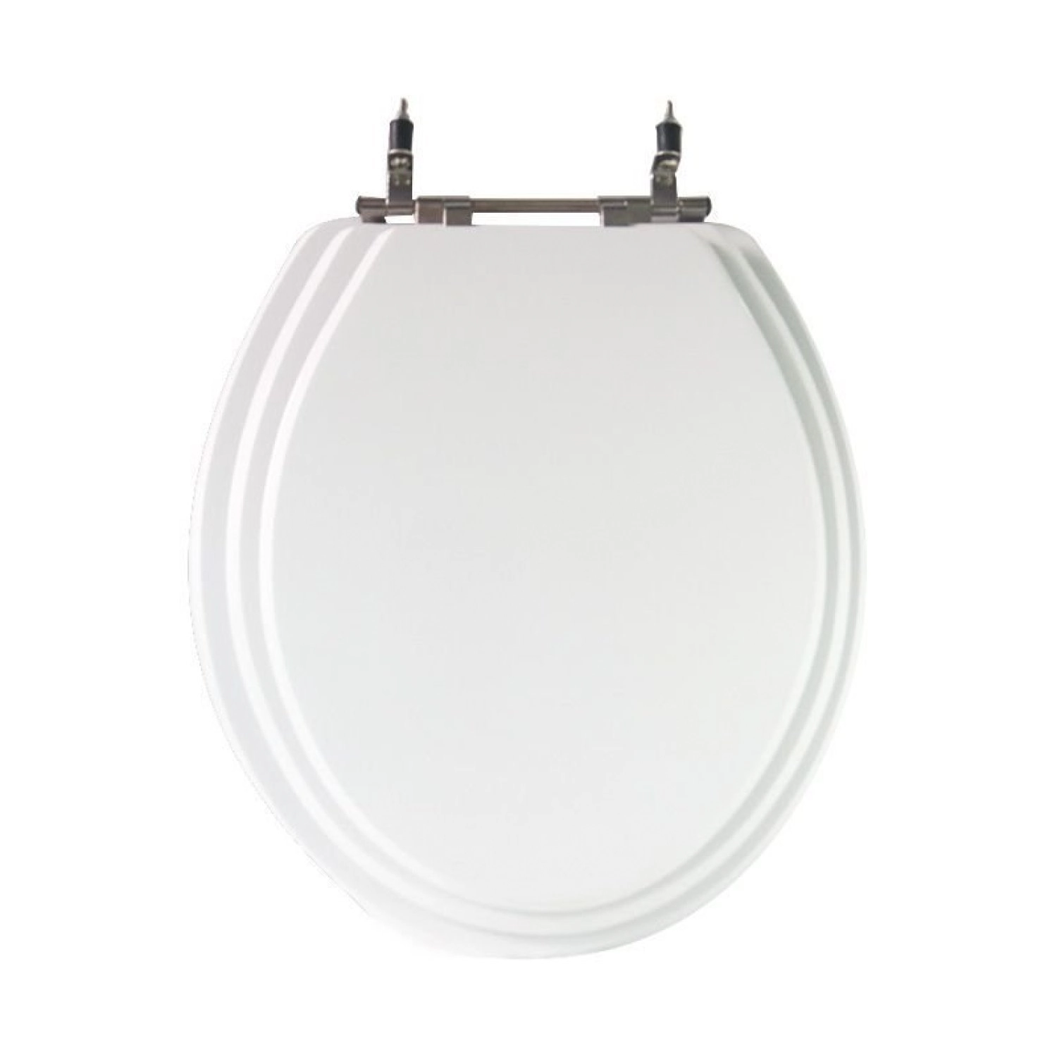 Assento Sanitário Universal Oval Aço Triplex Branco