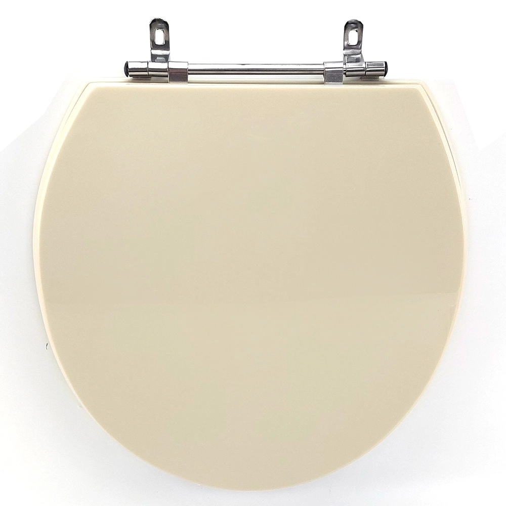 Assento Sanitário Poliéster Para Louça Universal/standard Aço (reb. Oculto) Biscuit
