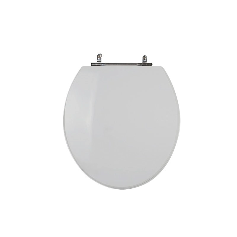 Assento Sanitário Universal Oval Aço Cinza Prata