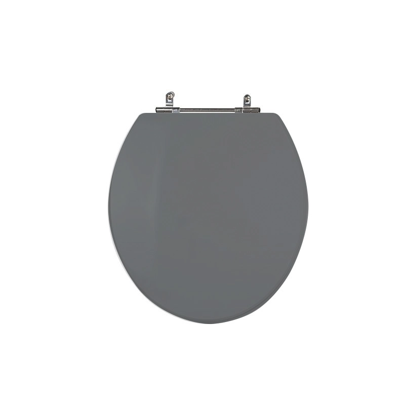 Assento Sanitário Universal Oval Aço Cinza Quartzo