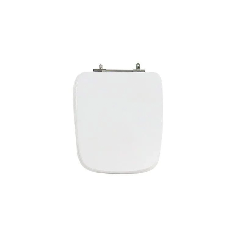 Assento Sanitário Poliéster Para Louça Gap (roca) Aço (reb. Oculto) Branco