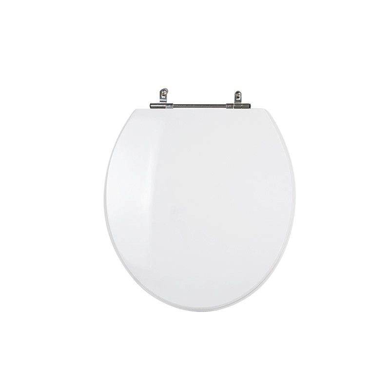 Assento Sanitário Poliéster Para Louça Laura/victoria (roca) Aço (reb. Oculto) Branco