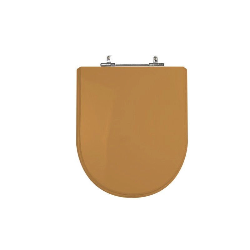 Assento Sanitário Poliéster Para Louça Link/carrara/belle Époque (deca) Aço (reb. Oculto) Bege Casto