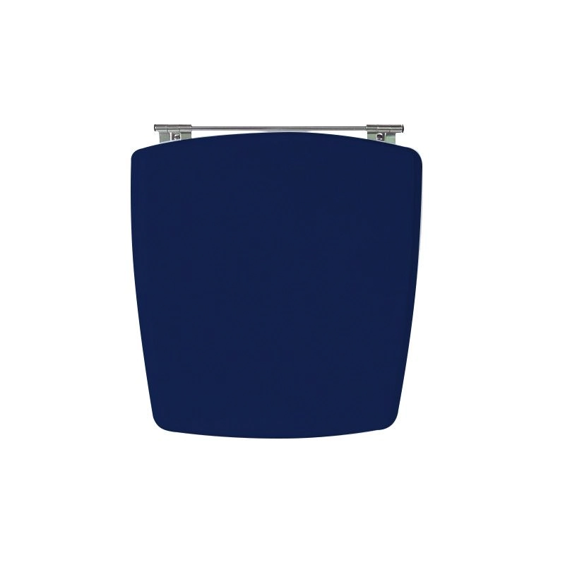 Assento Sanitário Poliéster Para Louça Nuage (incepa) Aço (reb. Oculto) Navy