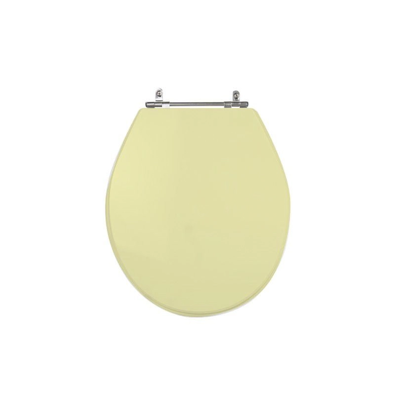 Assento Sanitário Poliéster Para Louça Ravena/izy (deca) Aço (reb. Oculto) Creme