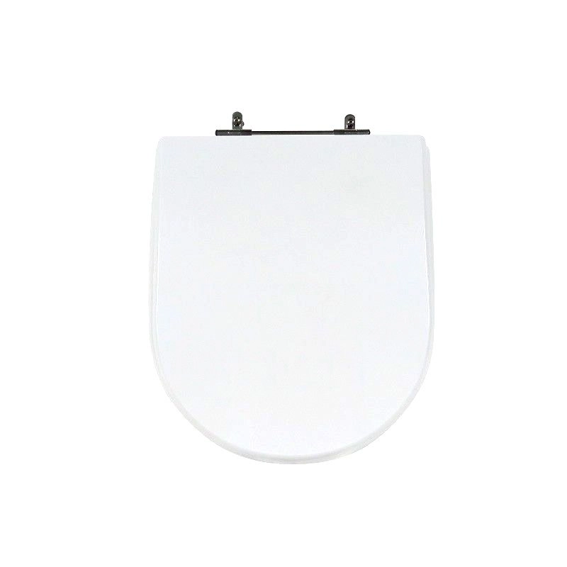 Assento Sanitário Poliéster Para Louça Riviera/smart (celite) Aço (reb. Oculto) Branco