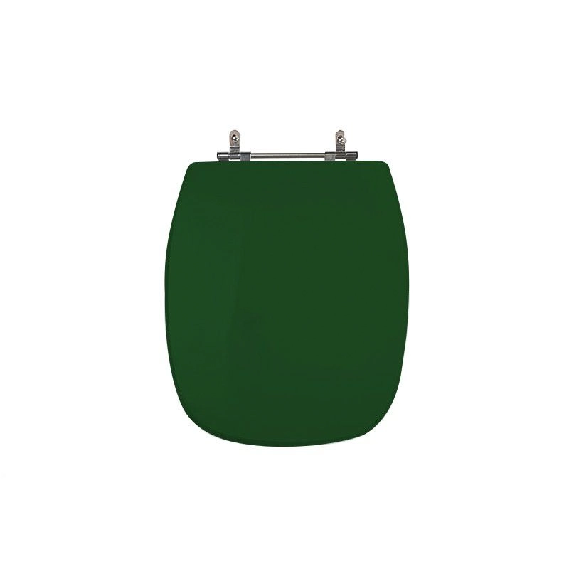Assento Sanitário Poliéster Para Louça Stylus (celite) Aço (reb. Oculto) Verde Village