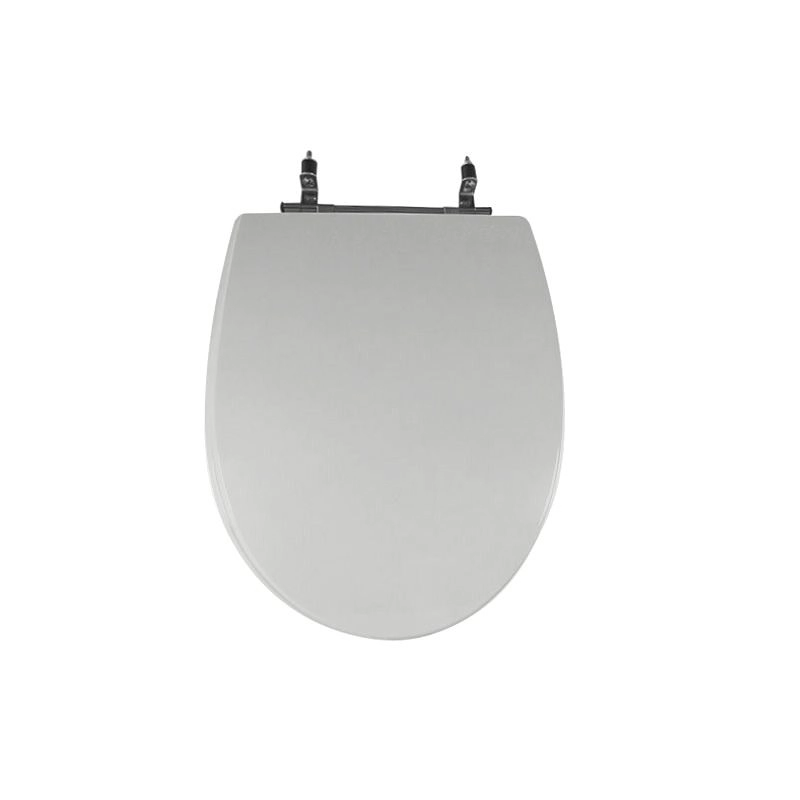 Assento Sanitário Poliéster Para Louça Absolute (ideal Standard) Aço (reb. Oculto) Sterling Silver