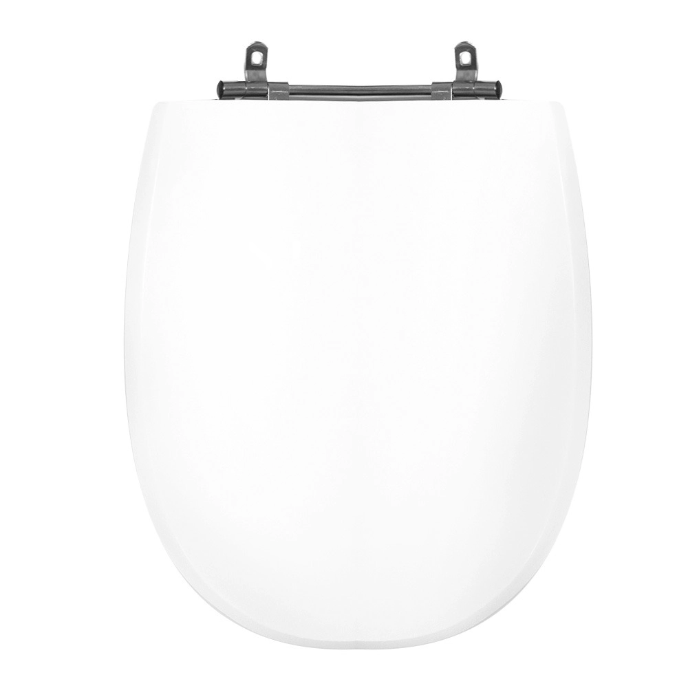 Assento Sanitário Poliéster Para Louça Village (deca) Aço (reb. Oculto) Branco