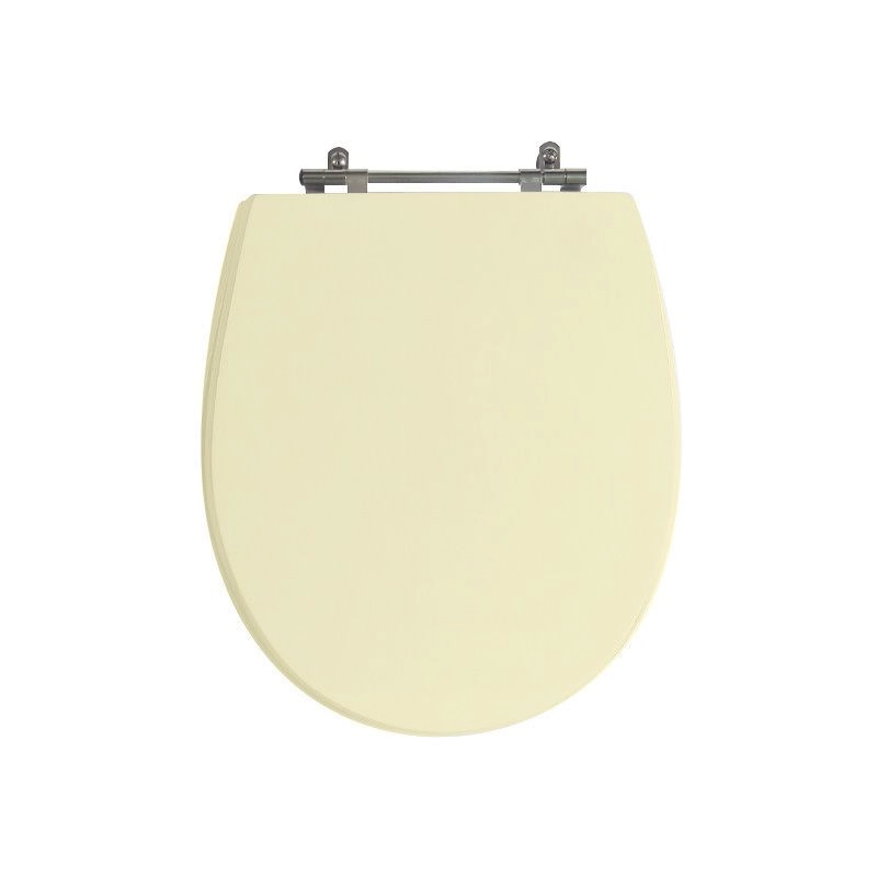 Assento Sanitário Poliéster Para Louça Windsor (deca) Aço (reb. Oculto) Creme