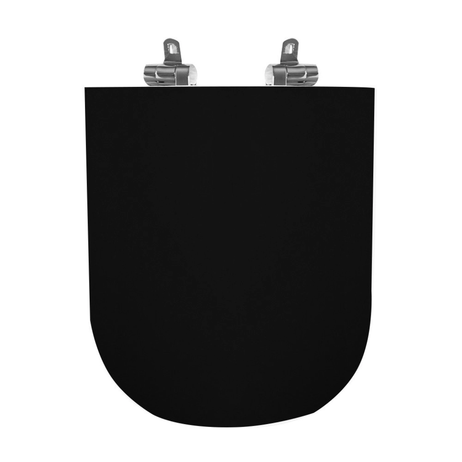 Assento Sanitário Poliéster Para Louça Quadra/unic/axis (deca) Slow Close Croma Sedile Ébano