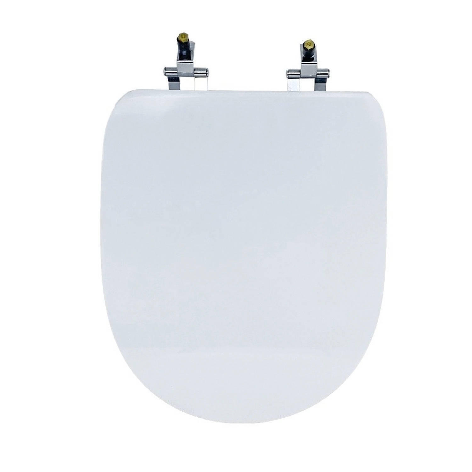 Assento Sanitário Poliéster Para Louça Duomo Plus (deca) Super Luxo Croma Sedile Branco