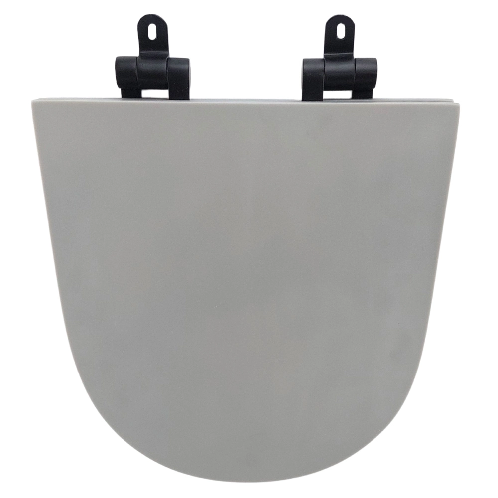 Assento Sanitário Poliéster Para Louça Link/carrara/belle Époque (deca) Slow Close Black Matte (reb.