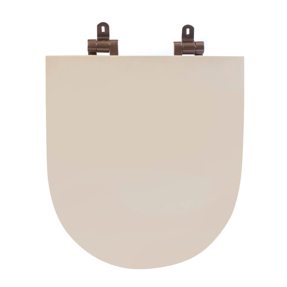 Assento Sanitário Poliéster Para Louça Neo (incepa) Slow Close Corten (reb. Oculto) Beige