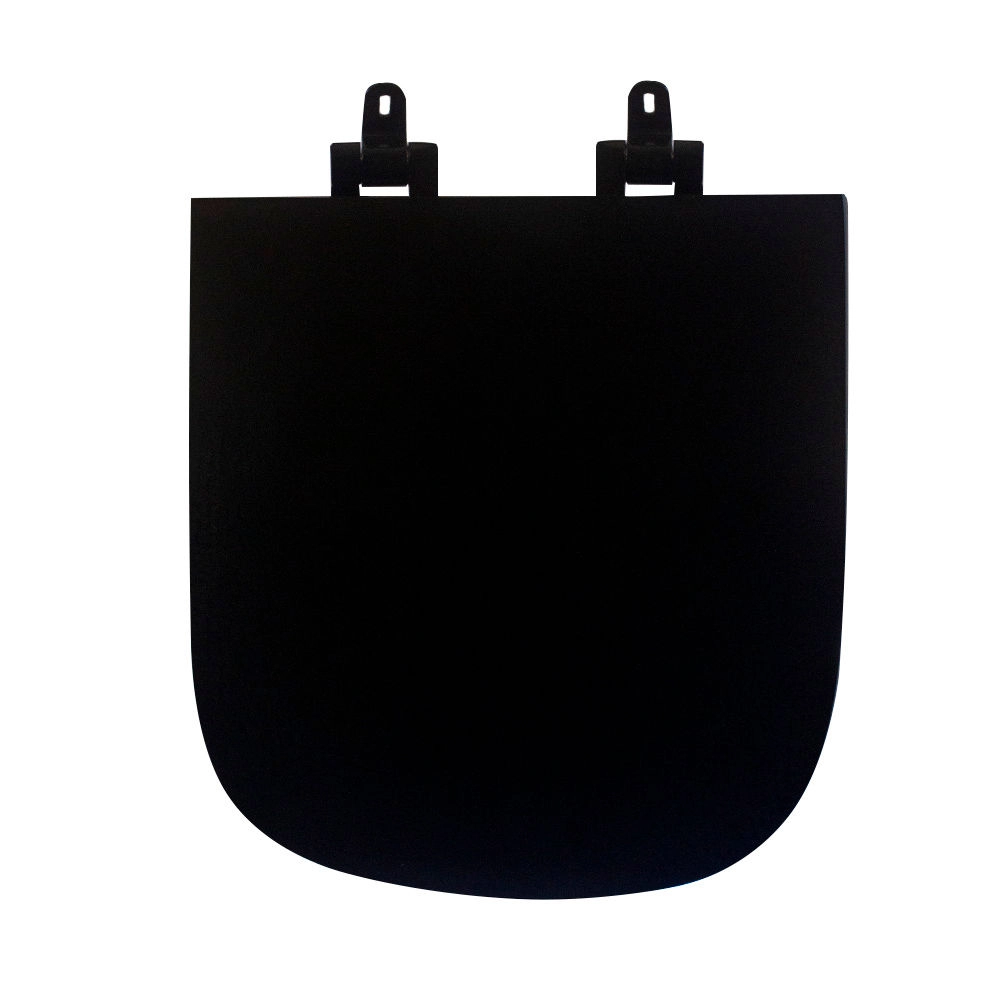 Assento Sanitário Poliéster Para Louça Piano (deca) Slow Close Black Noir (reb. Oculto) Ébano Fosco