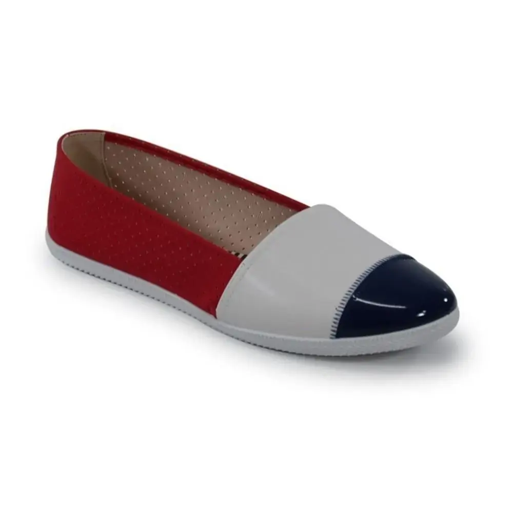 Sapatilha Moleca 56042151520757577 Verm/branco 38
