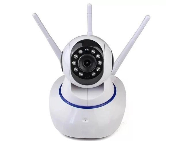 Câmera Ip Ir Wireless Visão Noturna Controle Via Internet