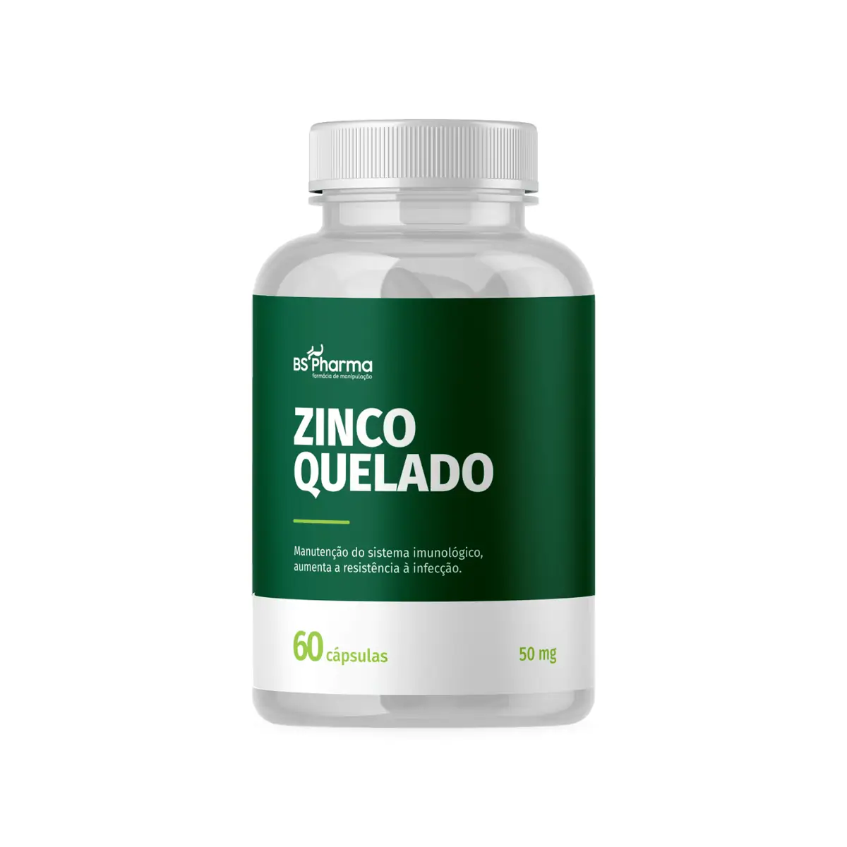 Zinco Quelado 50 mg - 60 Cápsulas