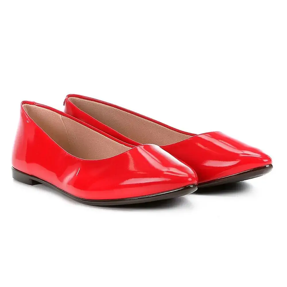 Sapatilha Moleca 5639100600046175 Vermelho 39