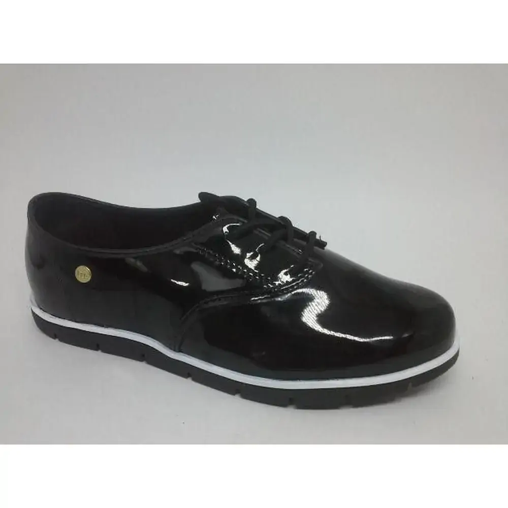 Tenis Verniz Moleca 56133041358860670 Pto/camel 35