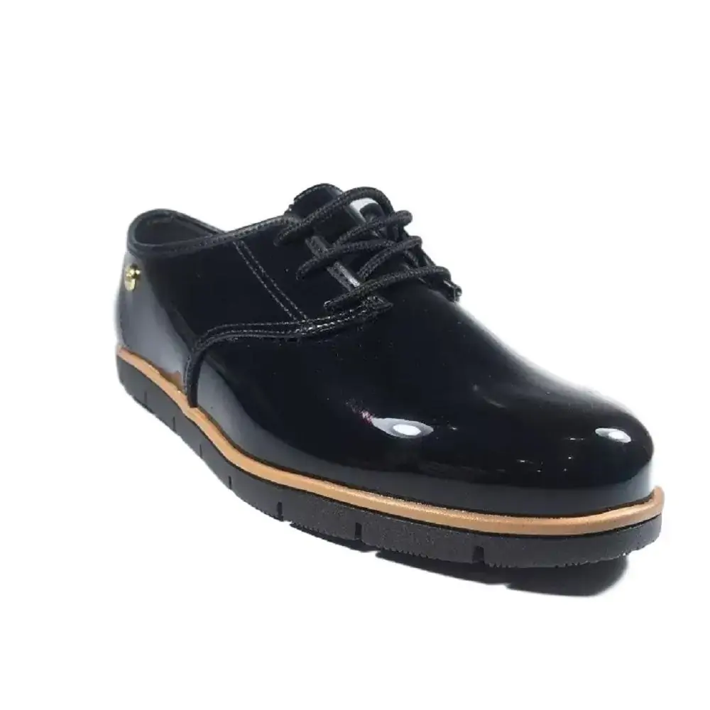 Tenis Verniz Moleca 56133041398860670 Pto/camel 39