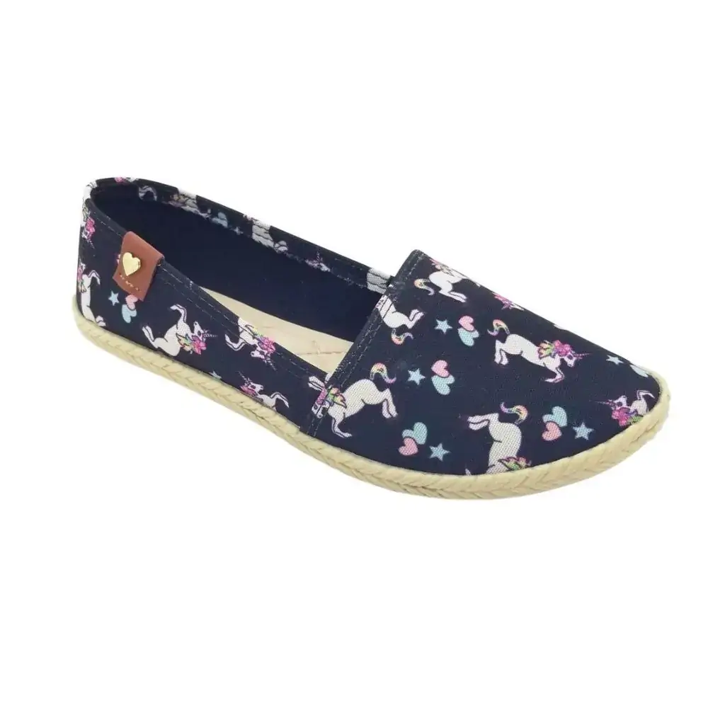 Sapatilha Moleca 52871101354412227 Preto Unicornio 33