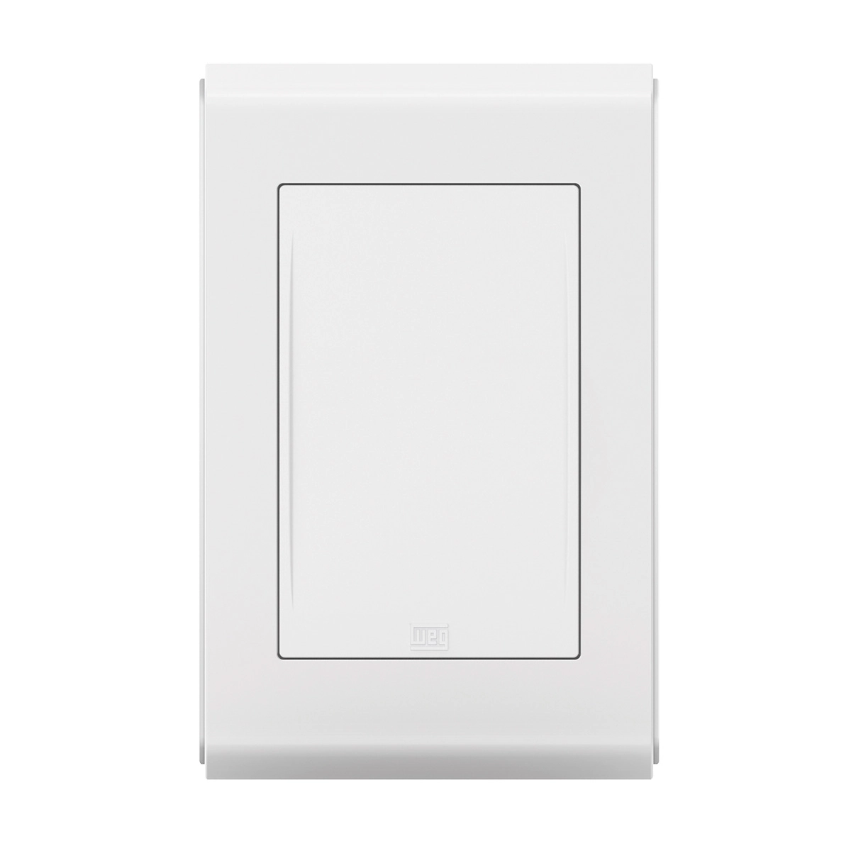 Placa Refinatto Premium Alto Brilho 4x2 Cega Branco/branco-weg