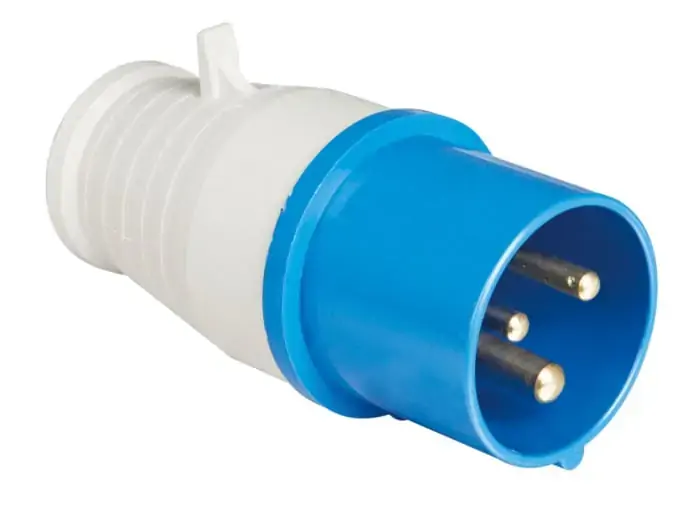 Plugue Ind Stand. 2p T 016a Az 6h 220v 14684405.