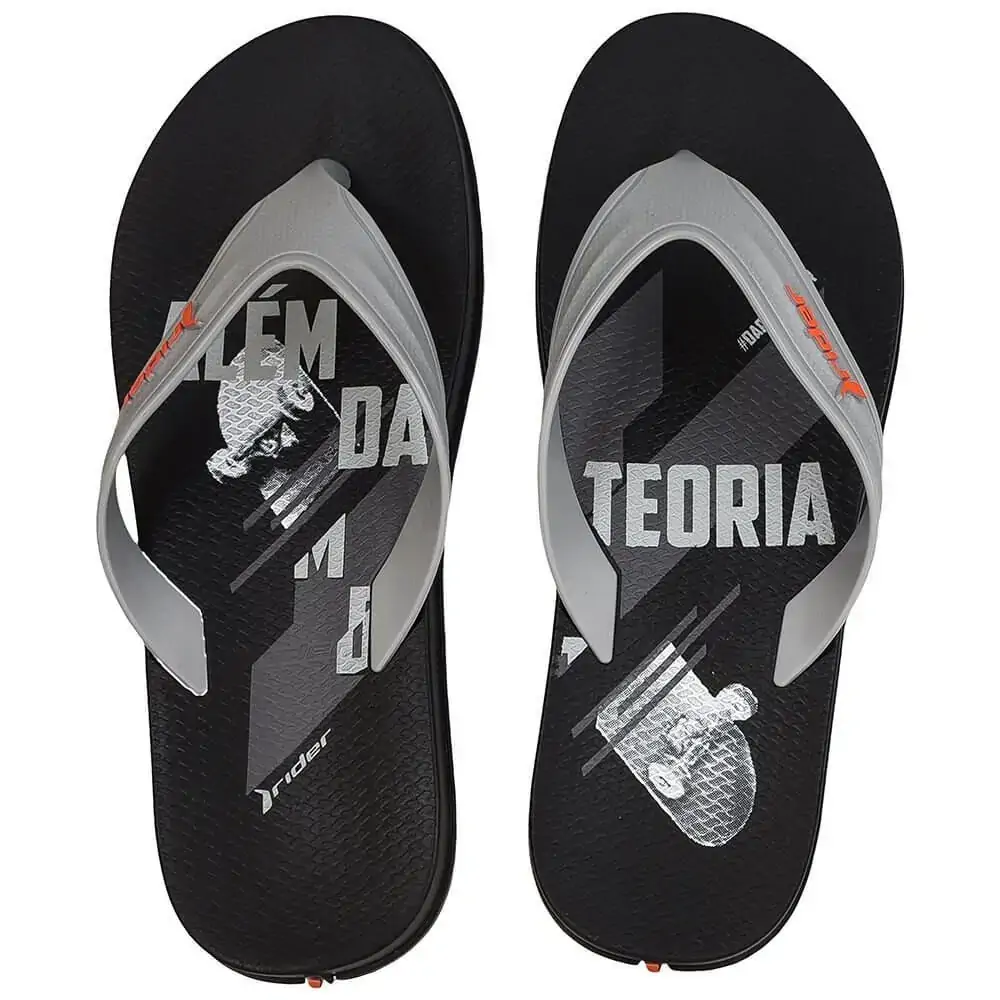 Sandalia Rider Jam Dedo Masc.ad Pr/cinza