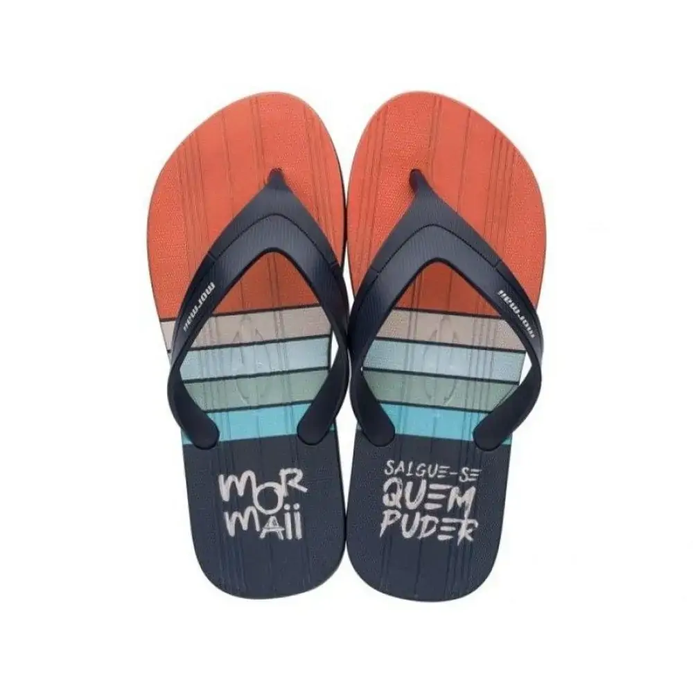 Chinelo Mormaii Tropical Preto/cinz