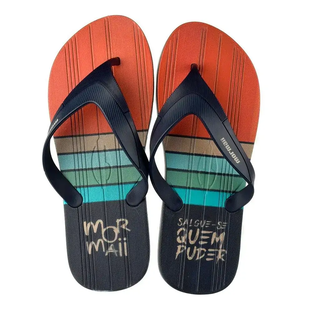 Chinelo Mormaii Tropical Azul/laran
