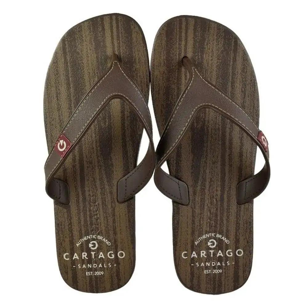 Chinelo Cartago Dakar Ad Marrom/mar